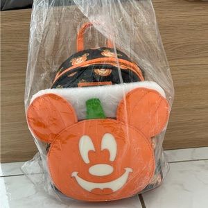 Disney Mickey-O-Lantern glow in the dark mini backpack
